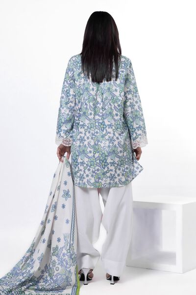 Embroidered | Lawn | Fabrics 3 Piece | USD 40.00