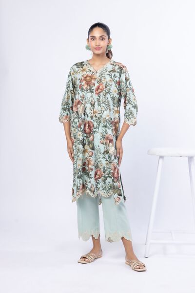 Embroidered | Cambric | Pants | USD 8.50