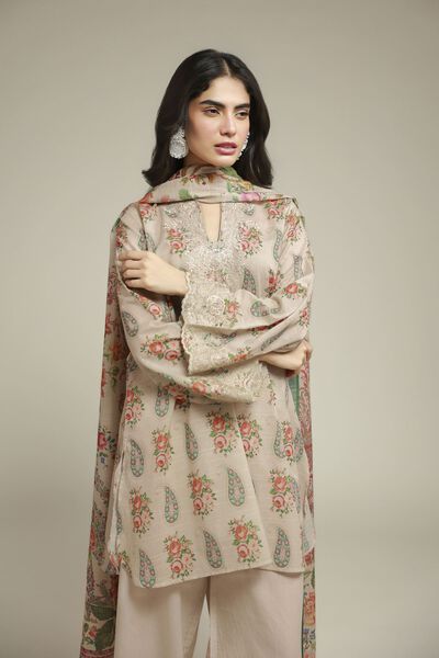Embroidered | Mesuri | Fabrics 3 Piece | USD 45.00