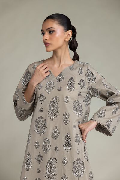 Cambric | Paisley Floral Kurta | USD 40.00