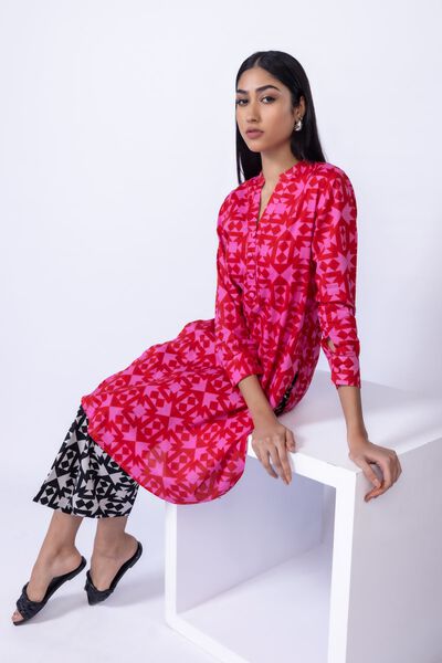 Printed | Cambric | Kurta | USD 10.00