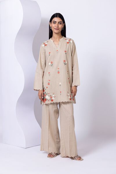 Embroidered | Leno | Kurta | USD 24.50
