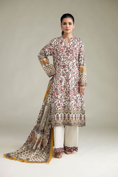 Embroidered | Lawn | Fabrics 3 Piece | USD 45.00
