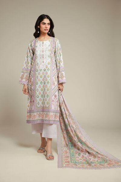 Embroidered | Textured Lawn | Fabrics 3 Piece | USD 45.00