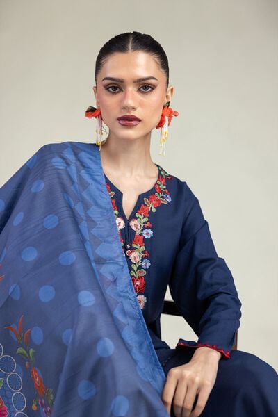 Embroidered | Polyester Silk | Silk Embroidered Dupatta | USD 15.00