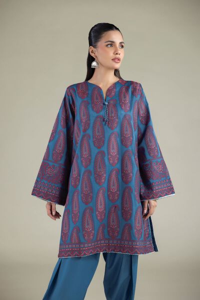 Dyed | Jacquard | Paisley Tailored Set | USD 45.00