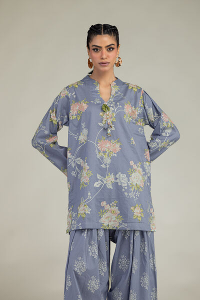 Printed | Cambric | Floral Cambric Kurta  | USD 35.00