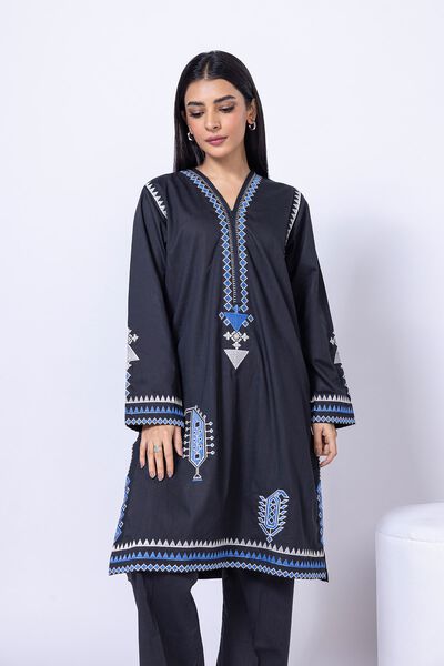 Embroidered | Crosshatch Poplin | Kurta | USD 9.00