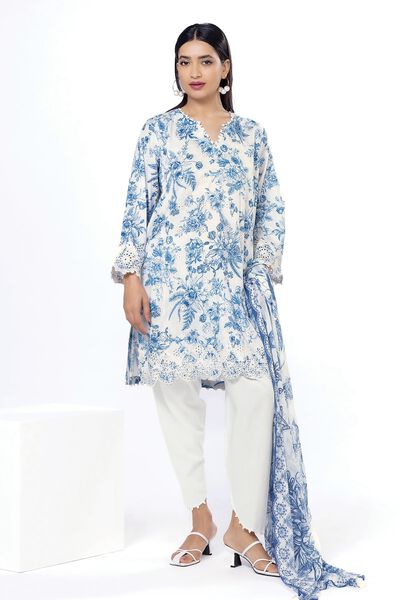 Embroidered | Cambric | Fabrics 3 Piece | USD 25.00