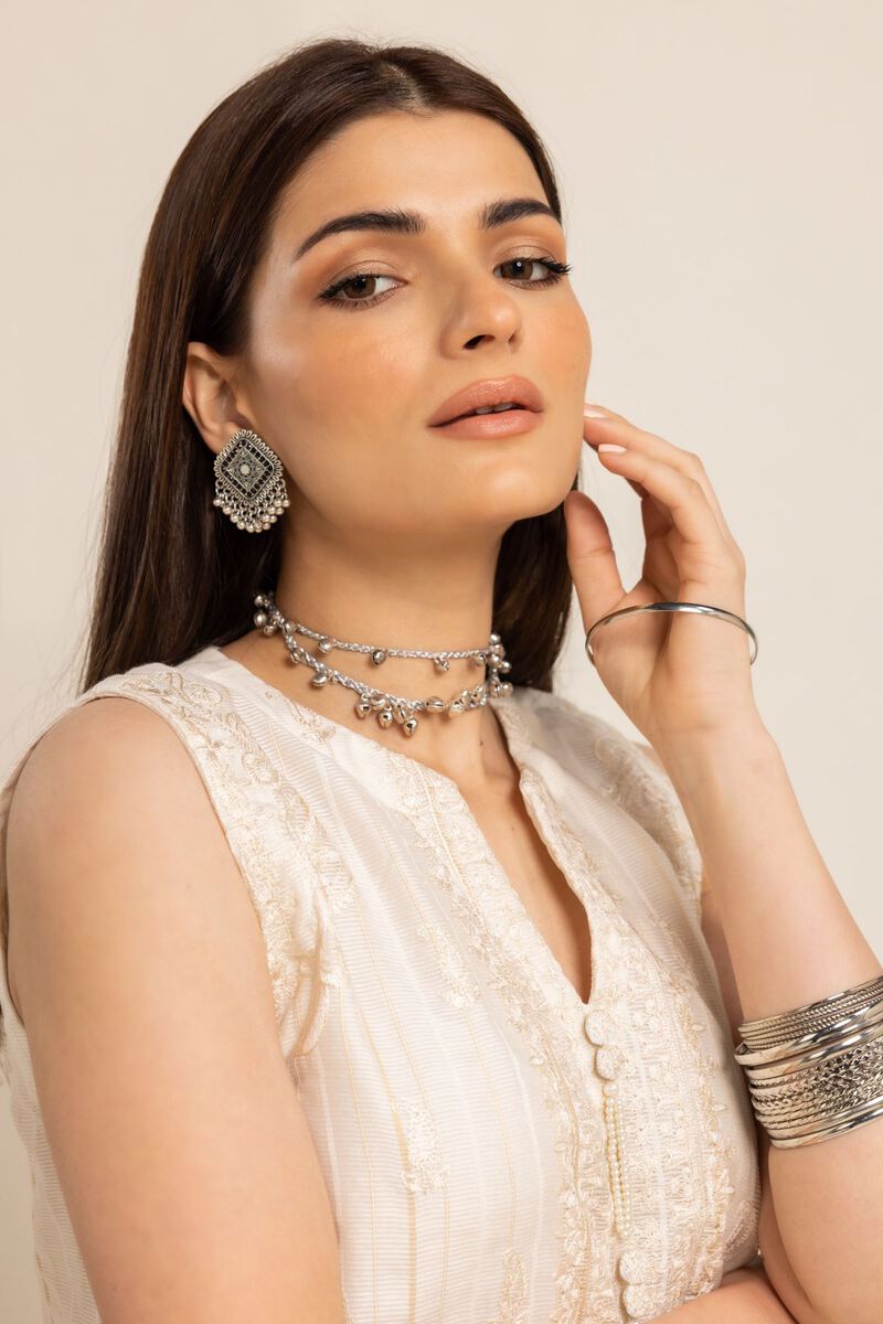Embroidered | Zari Organza Net | Kurta | null