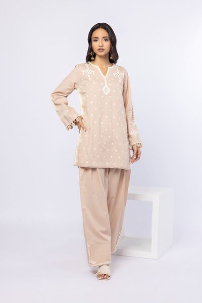 Embroidered | Cotton Dobby | Pants | USD 20.00