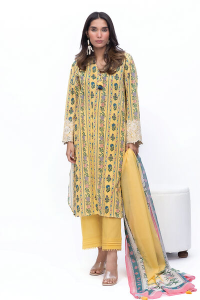 Embroidered | Lawn | Fabrics 3 Piece | USD 45.00