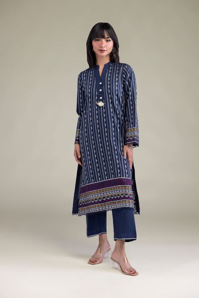 Embroidered | Cambric | Cambric Longline Kurta | USD 40.00