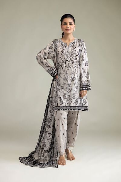 Embroidered | Lawn | Fabrics 3 Piece | USD 45.00