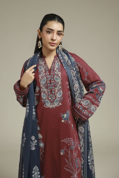 Printed | Cambric | Fabrics 3 Piece | USD 45.00