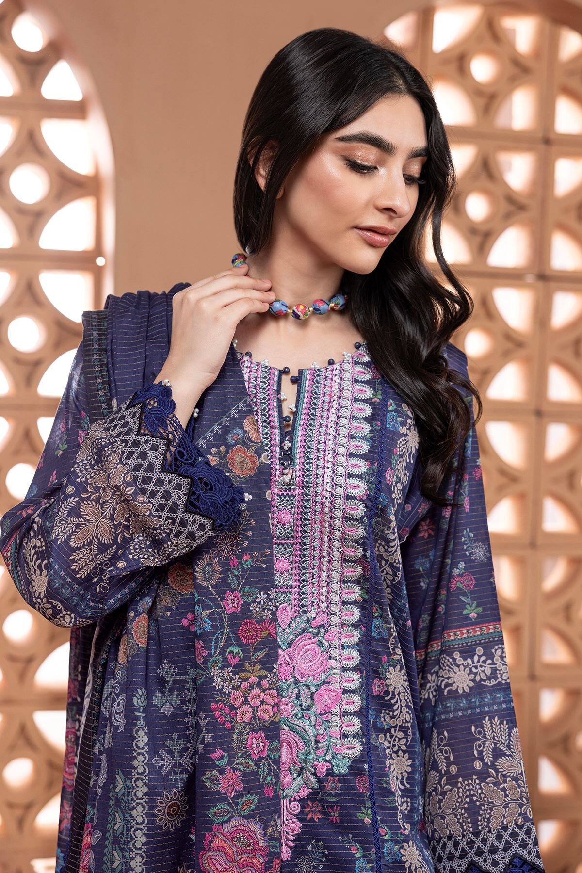 Buy Tailored 3 Piece | 0.0 N/A | BME24052ST-VG_NAVY | Khaadi