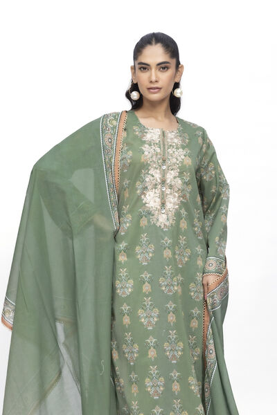 Embroidered | Lawn | Fabrics 3 Piece | USD 40.00