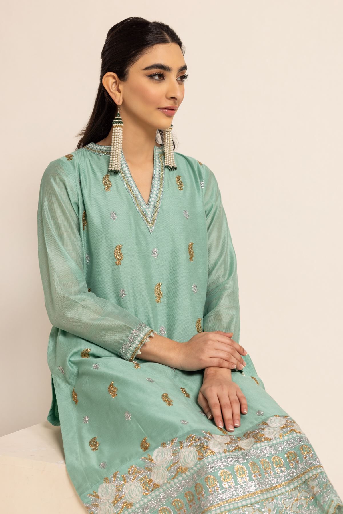 Khaadi pret kurta deals