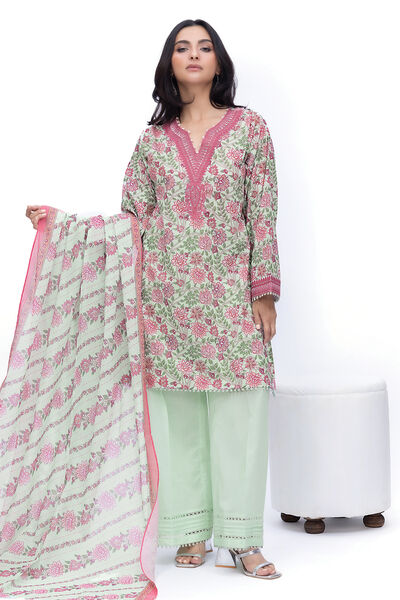 Embroidered | Lawn | Fabrics 3 Piece | USD 40.00