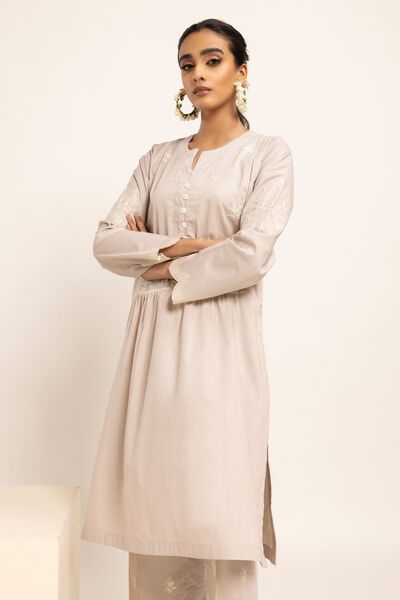 Contemporary Kameez, GREY, hi-res
