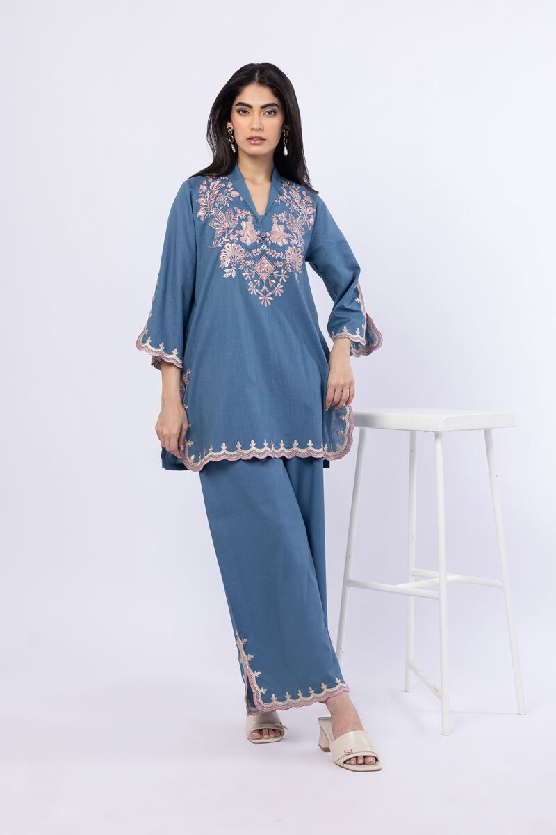 Embroidered | Linen Cotton | Pants | USD 6.90
