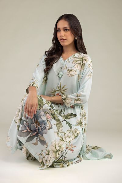 Printed | Viscose | Long Floral Kurta | USD 10.50