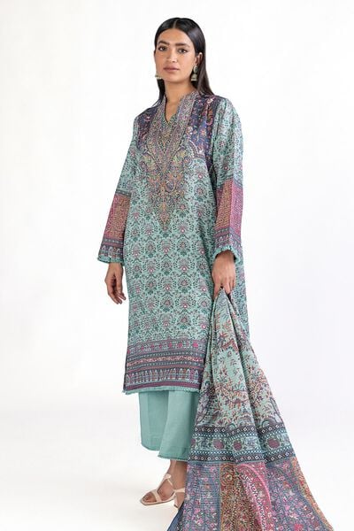 Printed | Cambric | Fabrics 3 Piece | USD 20.00