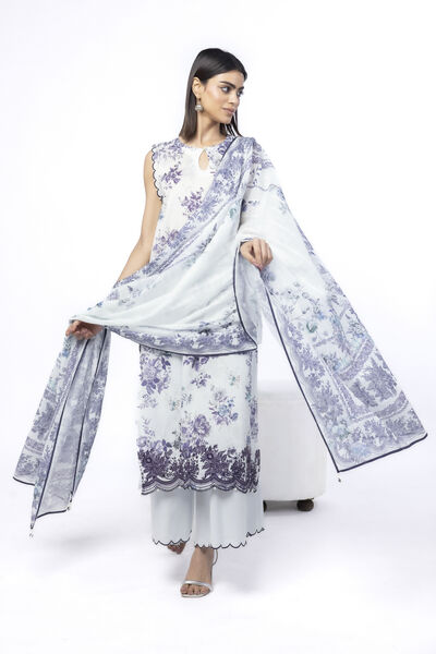 Embroidered | Lawn | Fabrics 3 Piece | USD 50.00