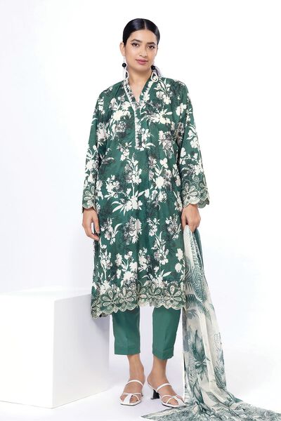 Embroidered | Cambric | Fabrics 3 Piece | USD 27.50