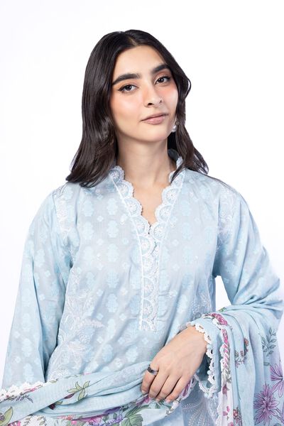 Embroidered | Broshia | Fabrics 3 Piece | USD 60.00