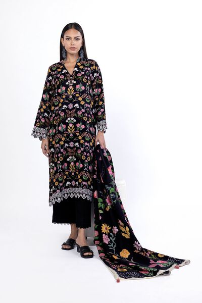 Embroidered | Blended Khaddar | Tailored 3 Piece | USD 60.00