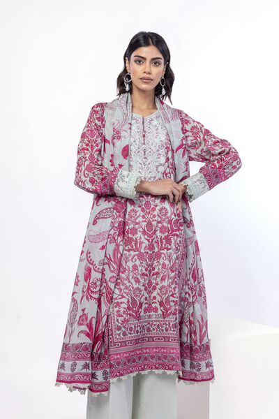 Embroidered | Lawn | Fabrics 3 Piece | USD 40.00