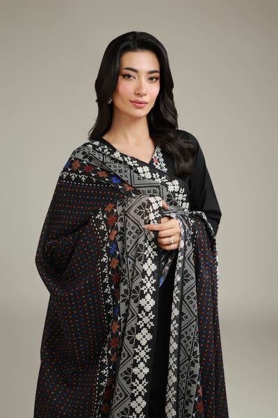 Embroidered | Lawn | Black Lawn Dupatta | USD 25.00
