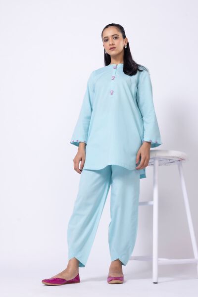Dyed | Chambray | Kurta | USD 9.00