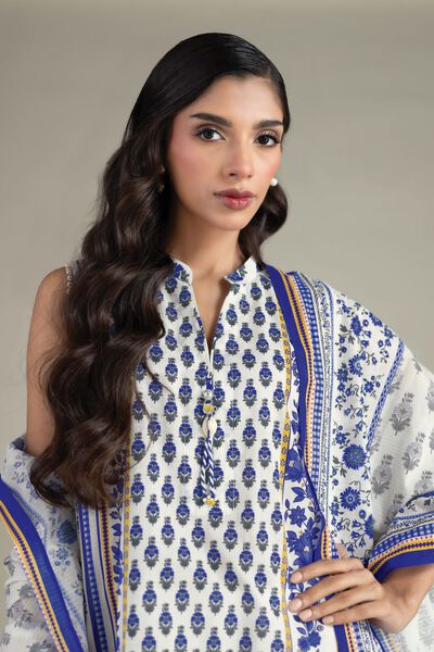 Printed | Cambric | Fabrics 3 Piece | USD 12.00