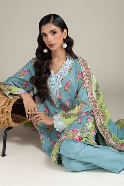 Embroidered | Cambric | Tailored 3 Piece | USD 70.00