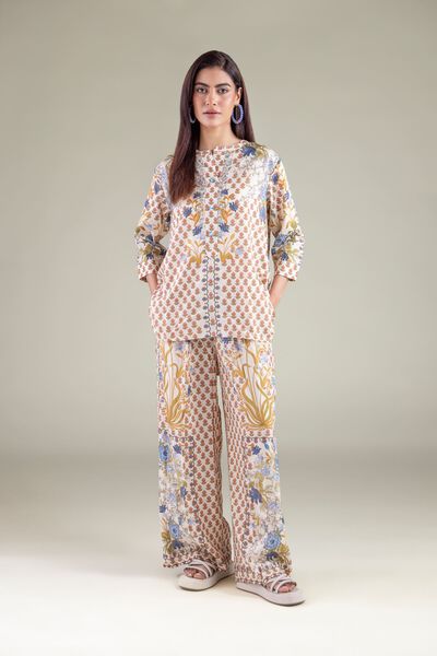 Embroidered | Textured Weave | Trousers | USD 9.00