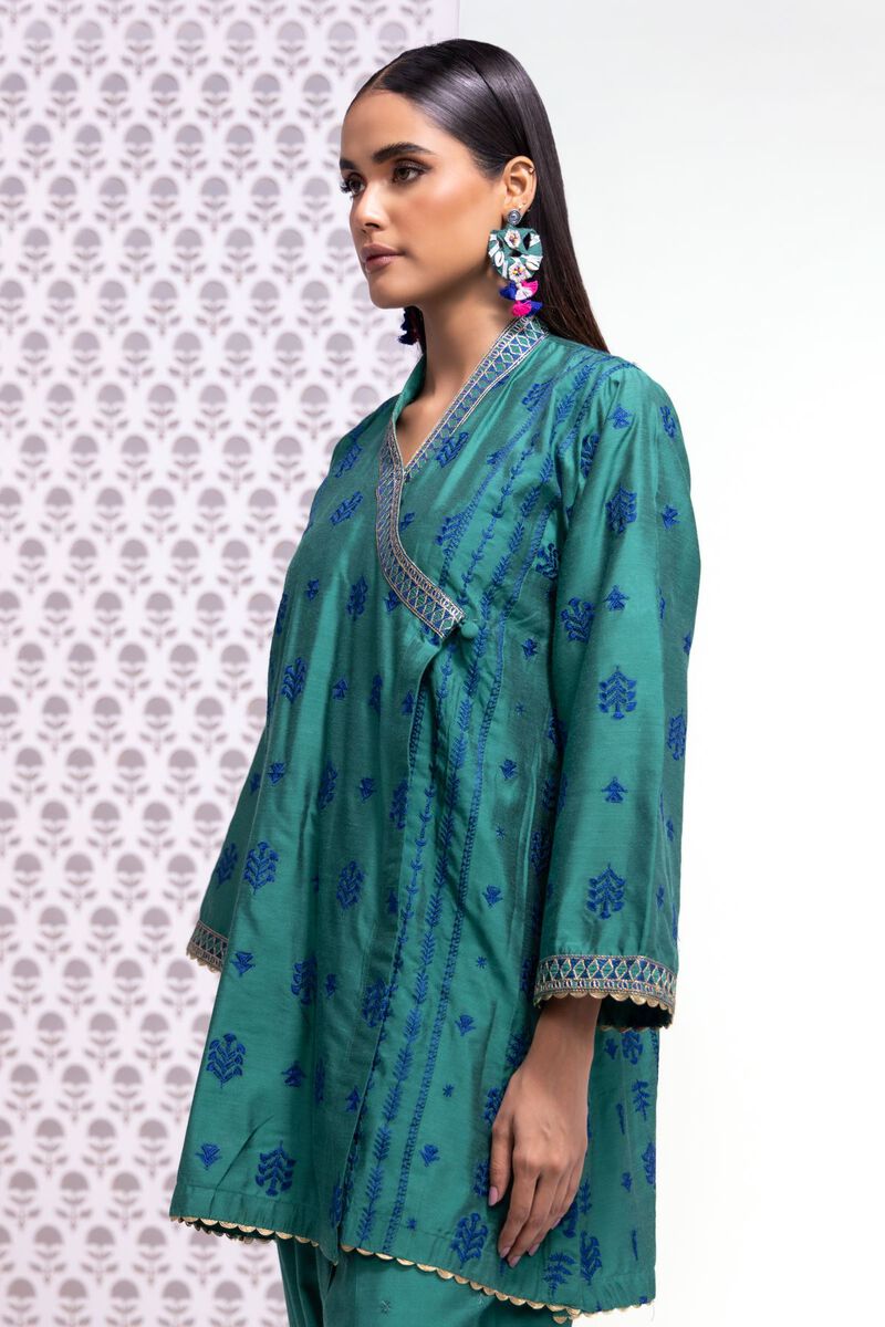 Embroidered | Raw Silk | Kurta | null