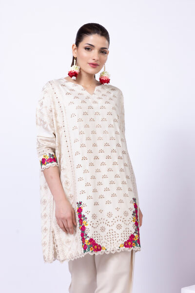 Embroidered | Viscose Oak Silk | Kurta | USD 25.50