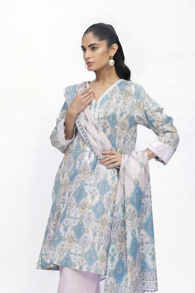 Embroidered | Lawn | Fabrics 3 Piece | USD 45.00