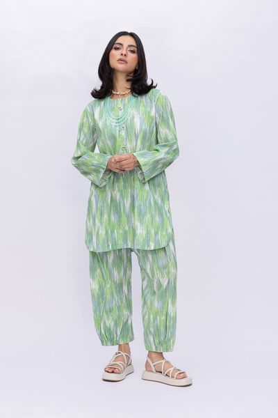 Printed | Ripple Crinkle | Pants | USD 18.00