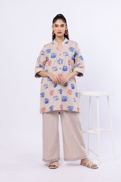 Embroidered | Crosshatch Poplin | Kurta | USD 15.00