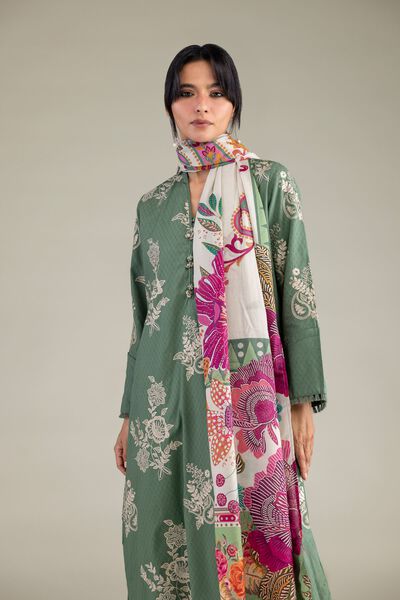 Embroidered | Cotton Dobby | Floral Cotton Kurta | USD 13.50