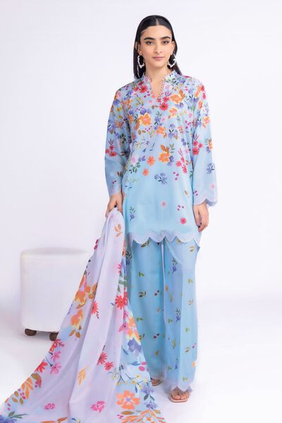 Embroidered | Lawn | Fabrics 3 Piece | USD 22.50