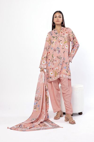Embroidered | Blended Khaddar | Fabrics 3 Piece | USD 45.00