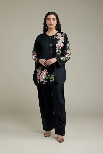 Embroidered | Cambric | Black Solid Shalwar | USD 25.00