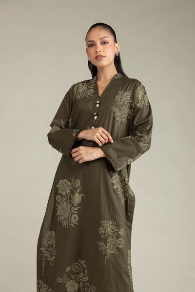 Printed | Cambric | Longline Floral Kurta | USD 35.00