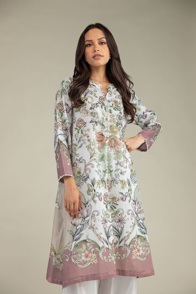 Printed | Cambric | Floral Longline Kurta | USD 17.50