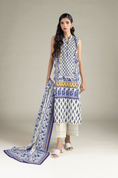 Printed | Cambric | Fabrics 3 Piece | USD 12.00