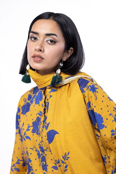 Printed | Light Khaddar | Tailored 3 Piece | USD 45.00